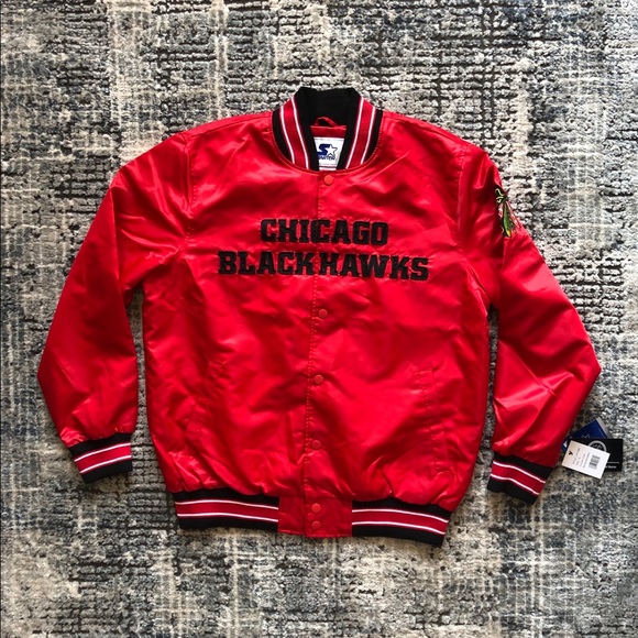 STARTER Other - NWT Authentic Blackhawks Men’s Starter Jacket XL